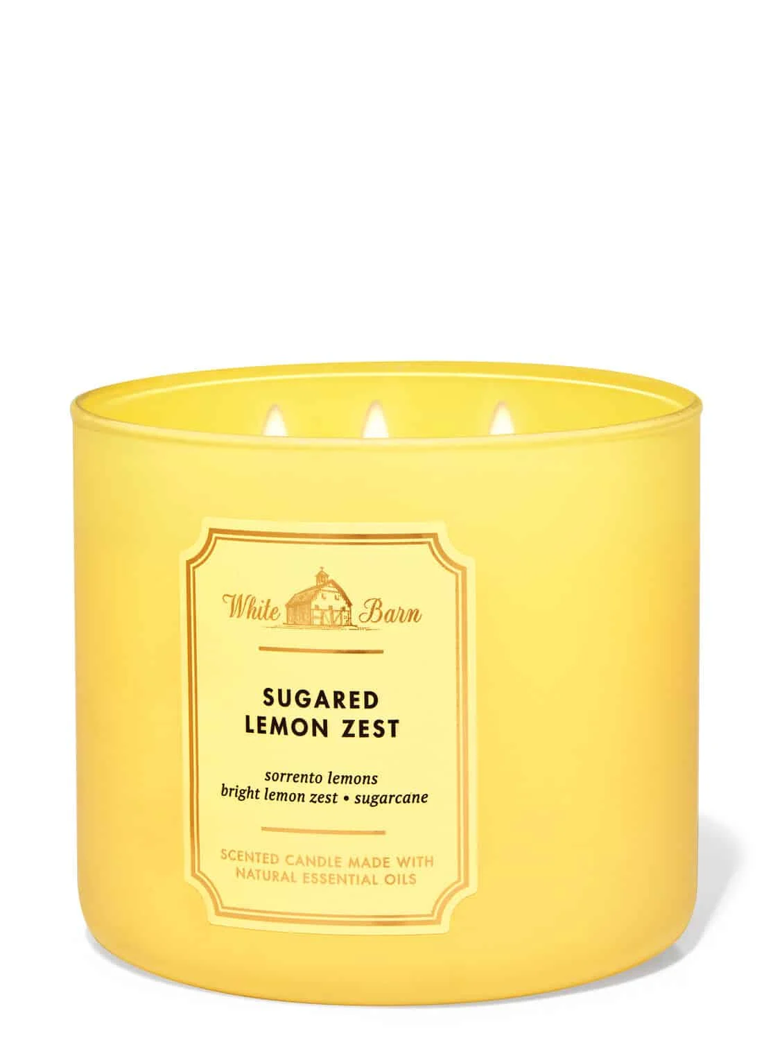 White Barn Sugared Lemon Zest Scented Candle