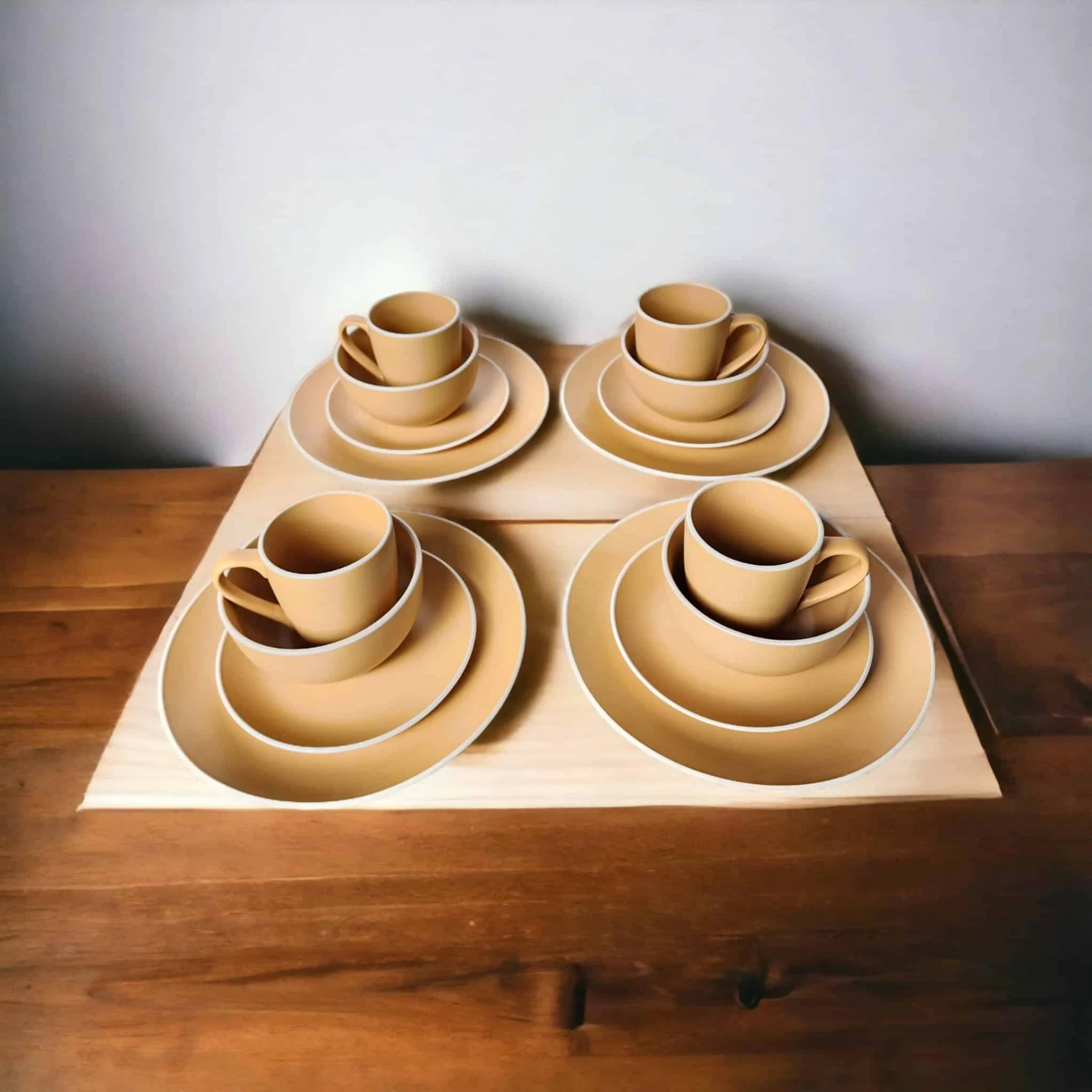 16 Piece Round Kitchen Dishes - Image 4