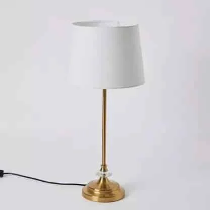 Diego Premium Metal Table Lamp Set Gold 28x62cm