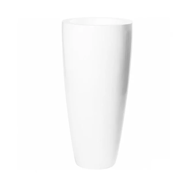 Glossy White Mixed/Composite Planter