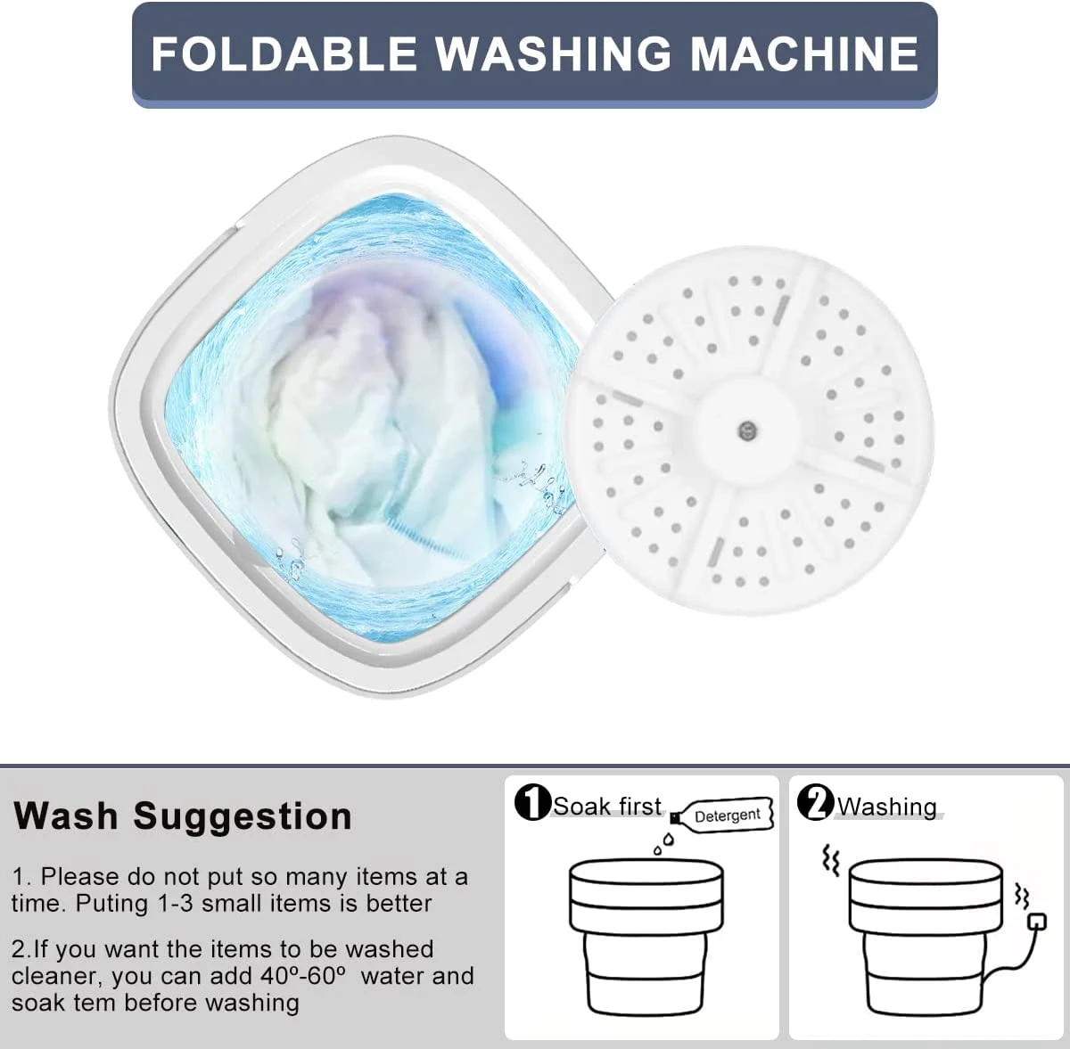 Portable & Foldable Mini Washing Machine - Image 6