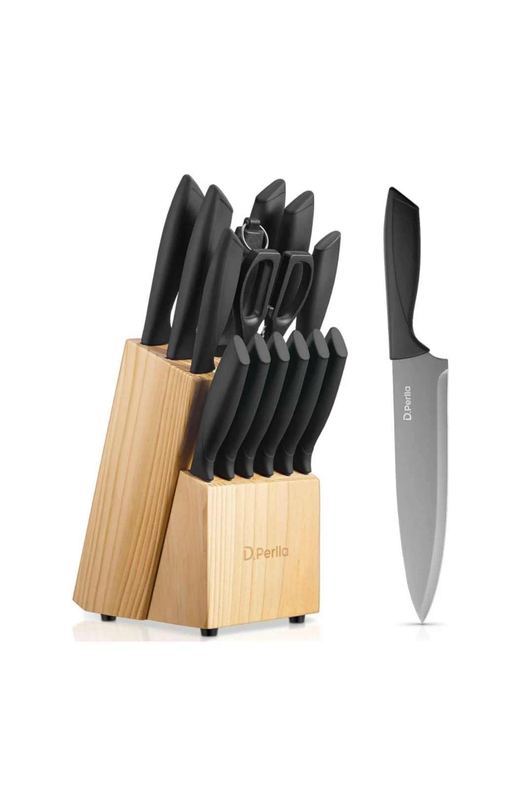 D.Perlla Knife Set with Block