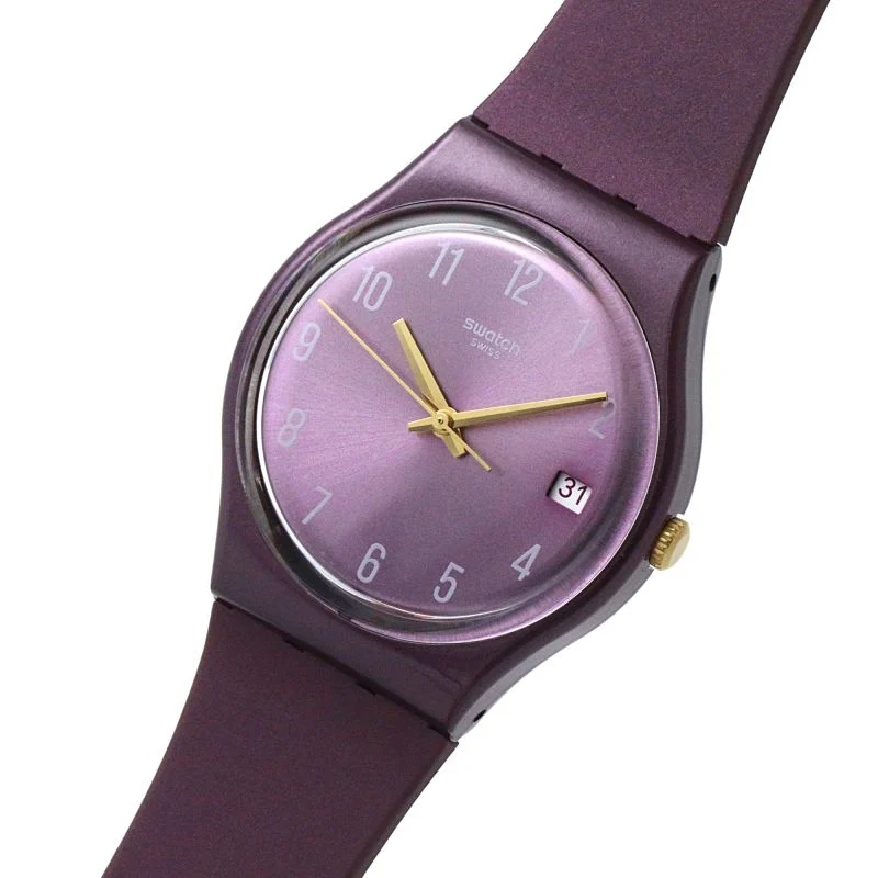 Ladies Swatch Pearlypurple Watch GV403