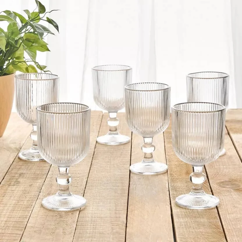 Matcha 6-Piece Stem Glass Set - 370 ml