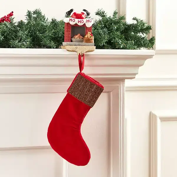 Xmas Beaded Stocking - Image 4