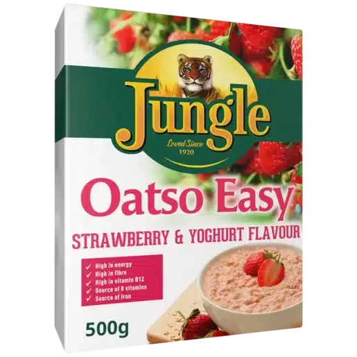 Jungle Oatso Easy Strawberry & Yoghurt Flavoured