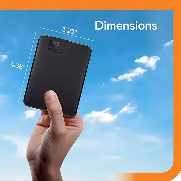 1TB WD Elements Fast Portable External Hard Drive - Image 6